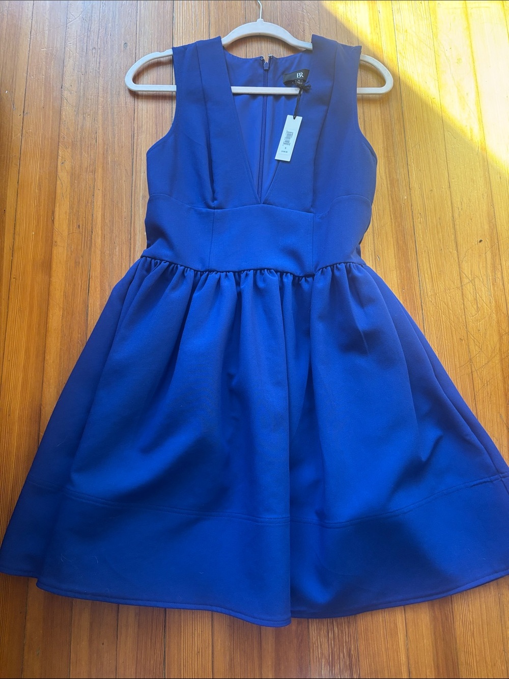 Banana Republic Girls Royal Blue Sleeveless Fit-and-Flare Dress